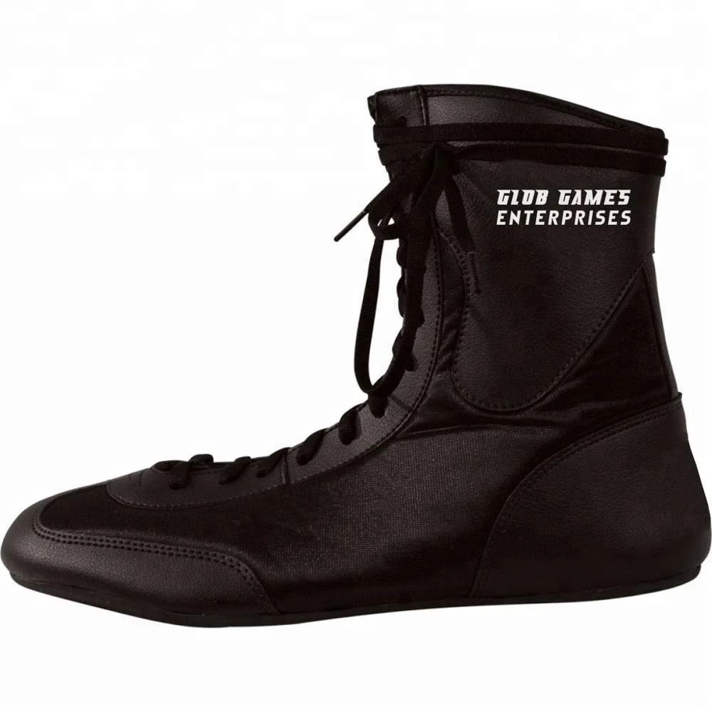 Custom manufacturers boxing shoes with original leather shop online