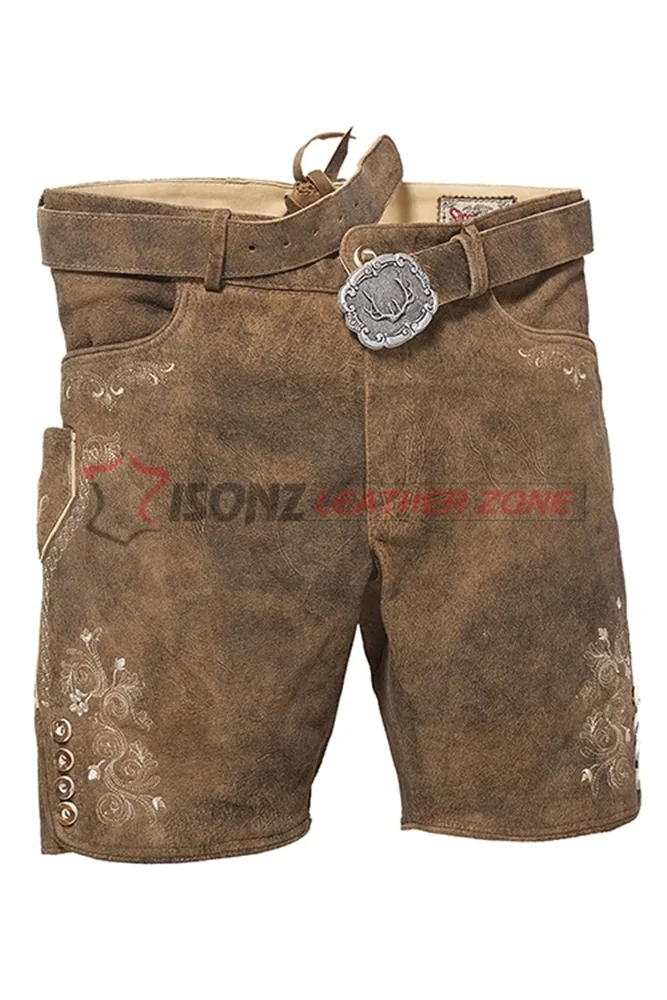Oktoberfest Bavarian Lederhosen Shorts