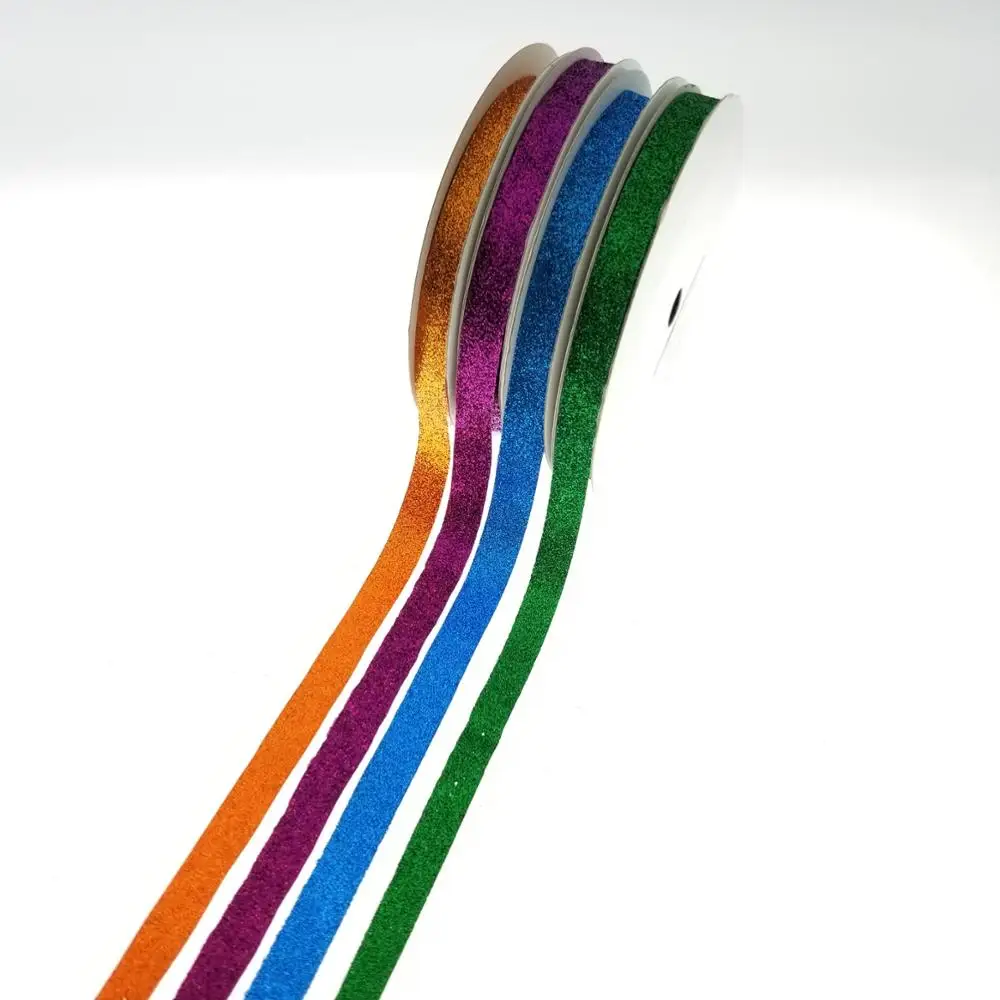 Разноцветный Блестящий галстук-бабочка с эластичной петлей, светящаяся в темноте лента для косметического Бабочка для бутылки