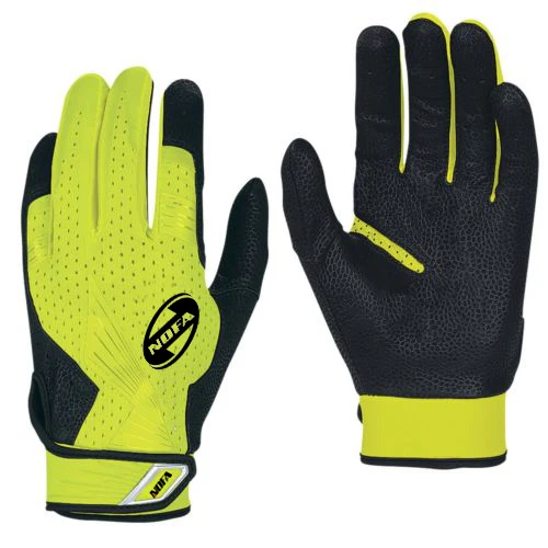 Sports MLB Batting Gloves - Powerstrap Batting Gloves Pair - Baseball + Softball Gloves - Adult