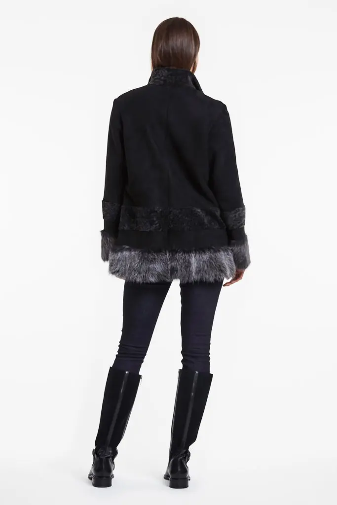 Luxury Shearling Coat for ladies