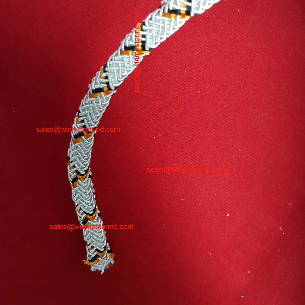 Oval Braided Trim Cord | In stock Polypropylene rope drawing braided rope knitted cord