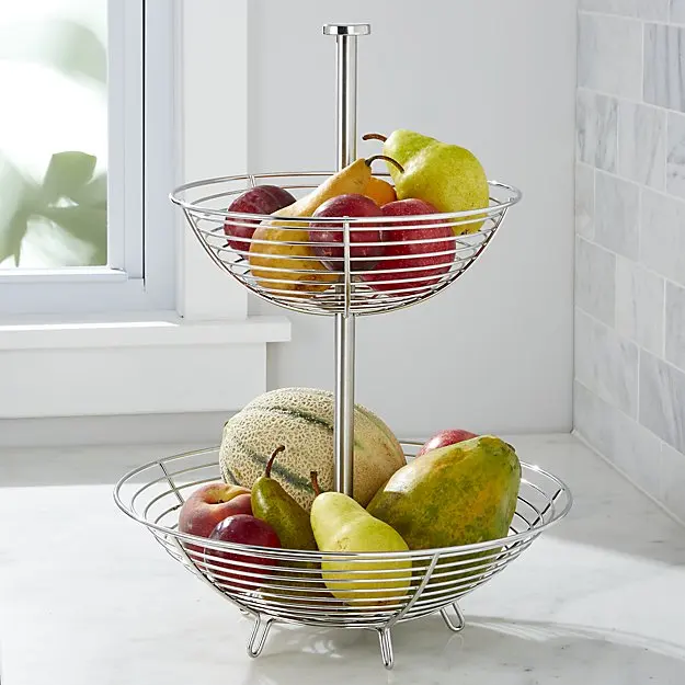 metal mesh wire  Fruit Storage Bowl/Basket