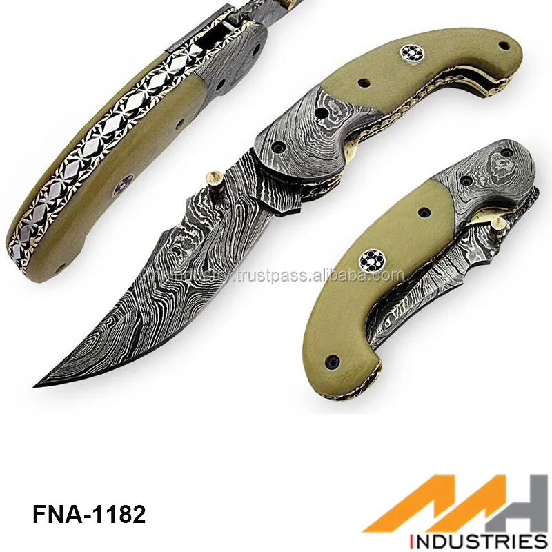
ODM Damascus Camping Knife Hunting Made in Pakistan for Various Type 