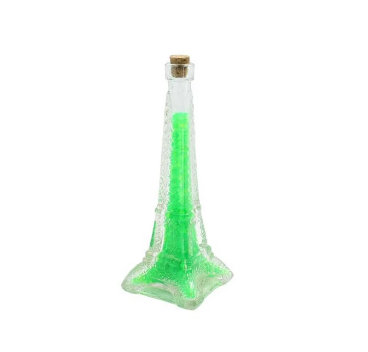 Nesee Eiffel Tower Copper Bottle Night Lamp Star Lantern Lights Flashing Fairy Lights for Home Decor Bulk sale