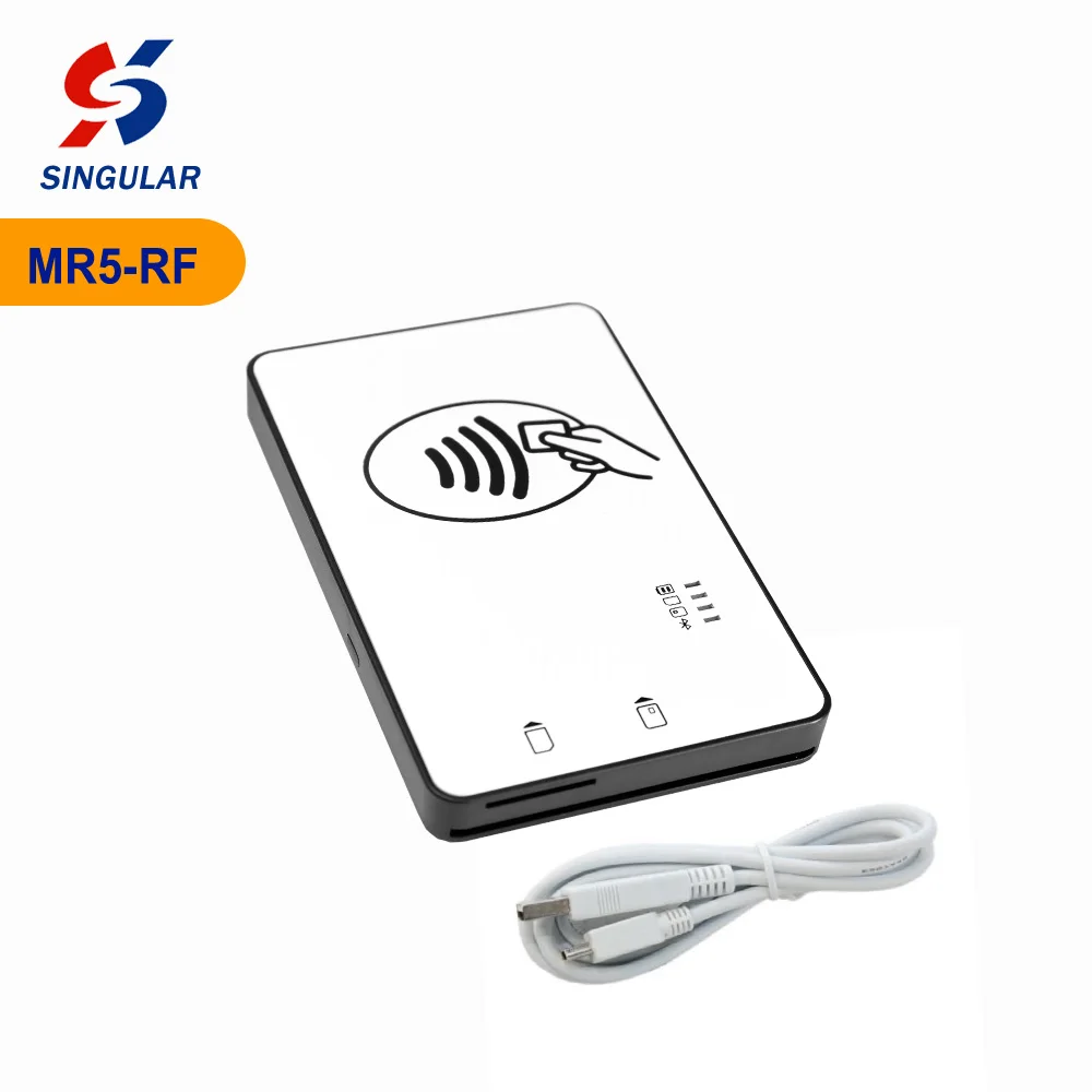 External Portable BT NFC RFID Card Reader