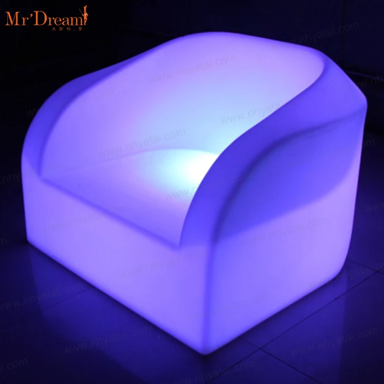 Led Furniture Modern Outdoor Garden Rechargeable Dubai Hotel Nightclub Bar Night Culb Sofa,bar Furniture