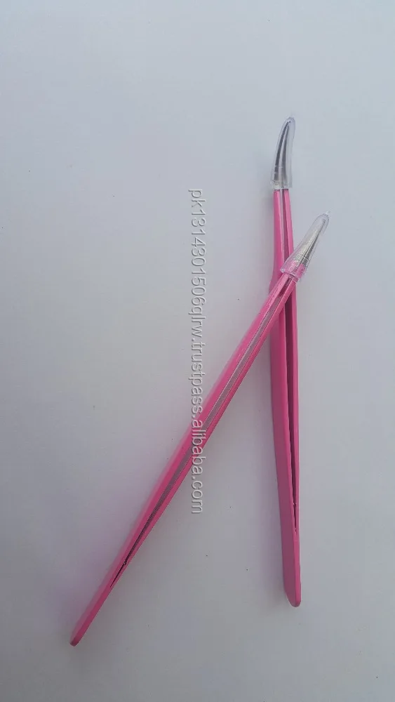 Straight Vetus Curved Fine Point Pair Tweezers For Eyelash Extension