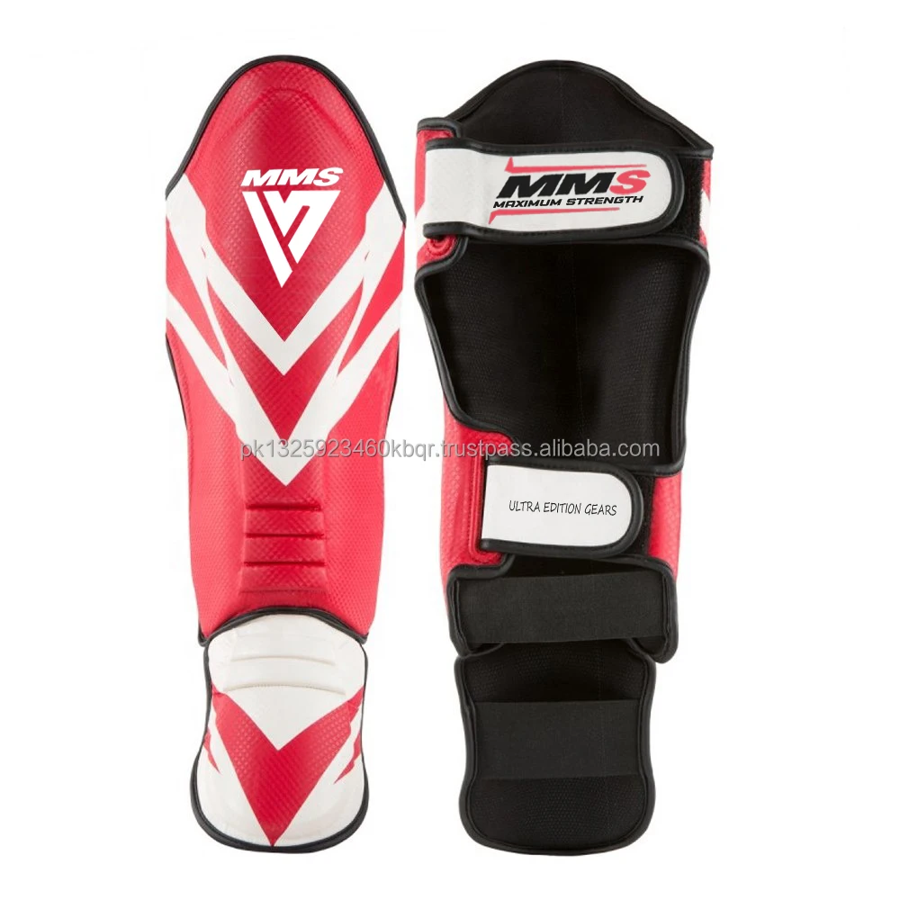 Top Quality Leather shin guard Boxing Muay thai Kick boxing