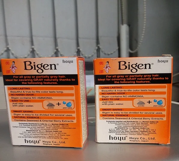 
Bigen hair color dye 