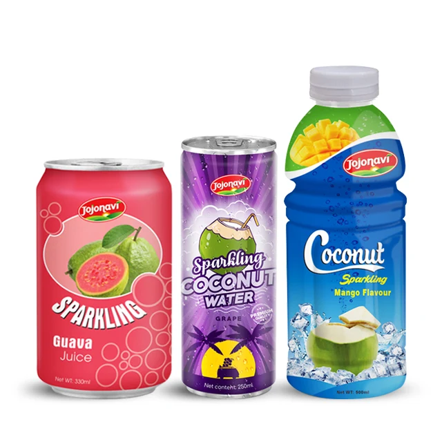 JOJONAVI SPARKLING WATER 330ml BOTTLES CANS