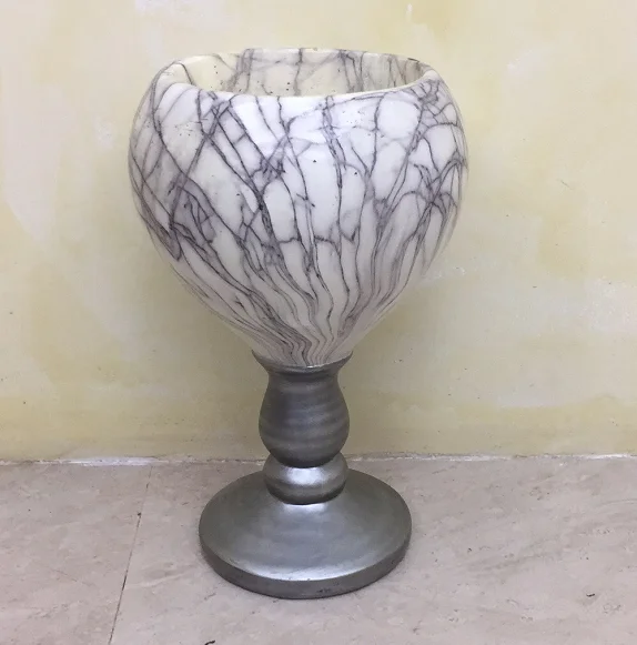 FRP Concise wedding table centerpieces resin hotel vase home decoration accessories