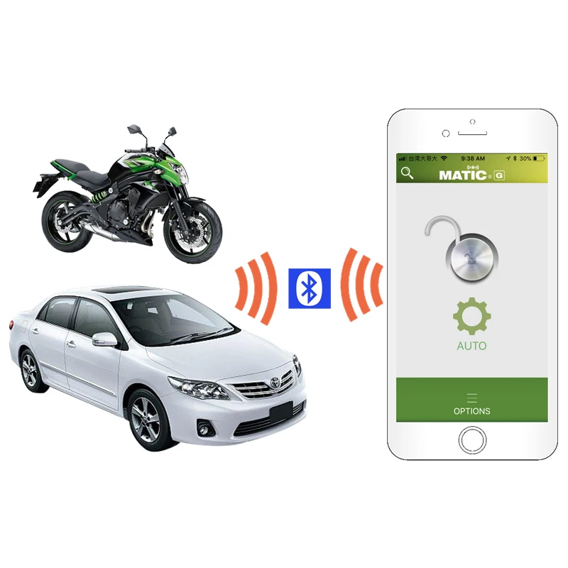 Control lock unlock scooter lock accesorios para motos for easy use