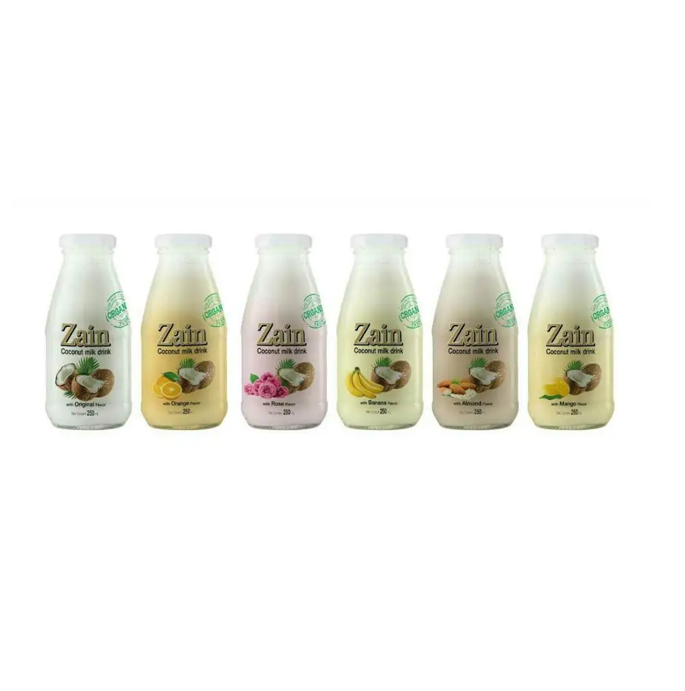 
Zain Smoothie Almond Coconut milk Shake Premium Formula with Real Fruit meat Sterilized juices products Flavored type 