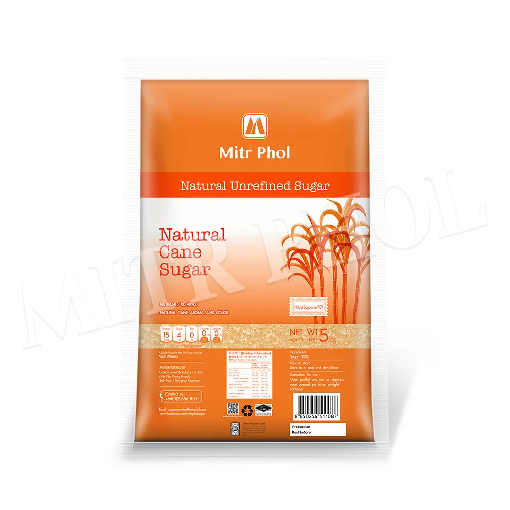 Mitr Phol VHP Natural Cane Sugar Made In Thailand 5 Kg Retail Packed