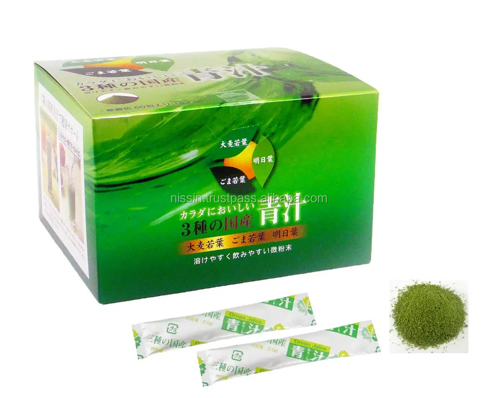 Зеленый Растительный напиток, произведенный в японском медицинском заводе/продукт для поддержки здоровья/Сделано в Японии