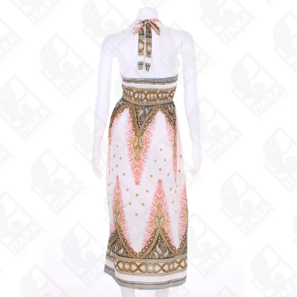 Wholesale Boho Paisley Design Maxi Summer Dress