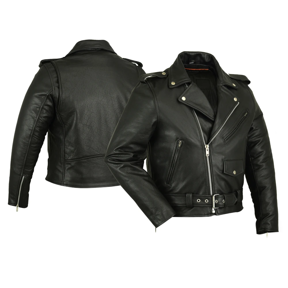 Premium Quality Leather Motorcycle Jacket Motorbike Jacket Protection for Riders Fashionable Leather Riding Jackets