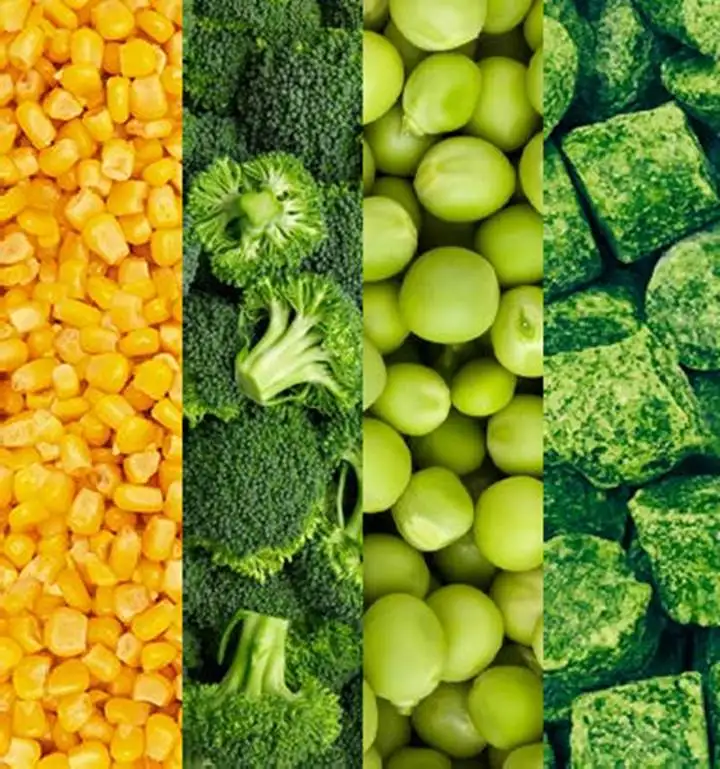 
High quality IQF frozen vegetable production line Top grade sweet yellow corn 1kg 