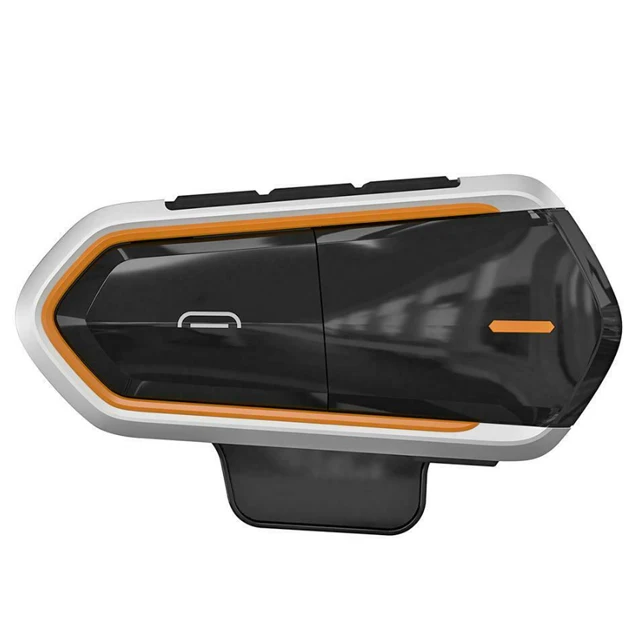 QTBE6 Motorcycle Helmet Intercom Headphones Wireless Intercom Handsfree Waterproof FM Radio Headset Motorcycle Headphone