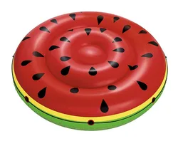 Bestway 43140 1.88m  inflatable watermelon island swimming pool float outdoor air water mattress