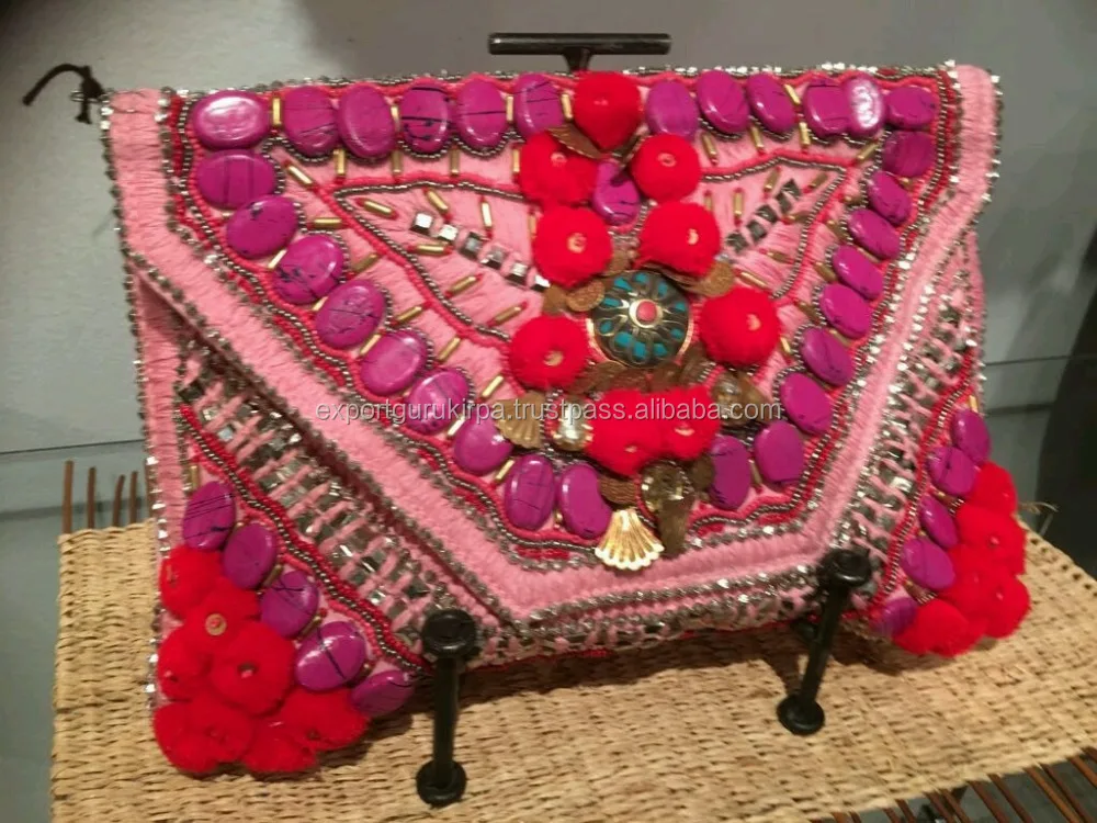 Beach Bag / ladies Tassel Beads Evening clutch party Clutches for women wholesale 2018