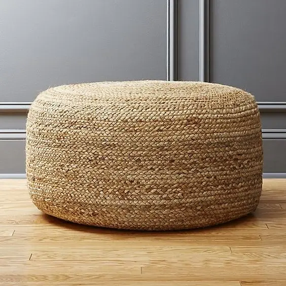 STYLISH AND ELEGANT BEST PRICE JUTE POUF