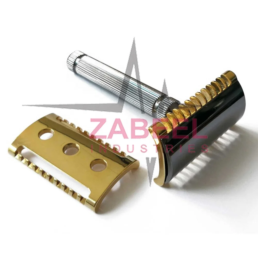 Fatip il Piccolo Special Safety Razor Open + Close Comb Stainless Steel Beauty Instrument  By Zabeel Industries