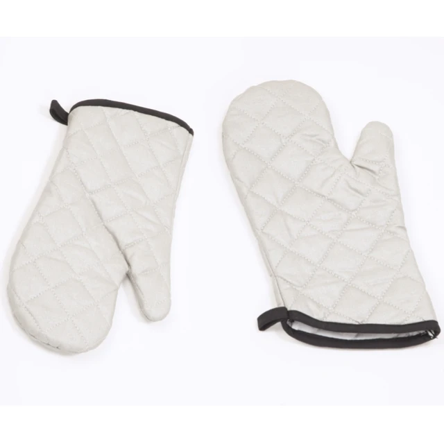white Color Oven Mitt With  Black Stripe Best Collection Latest Oven Mitt For Oven Use ...