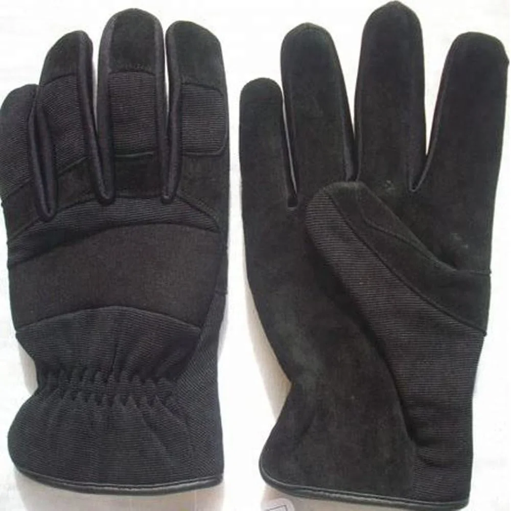Premium quality custom logo Genuine leather motorbike winter gloves UK