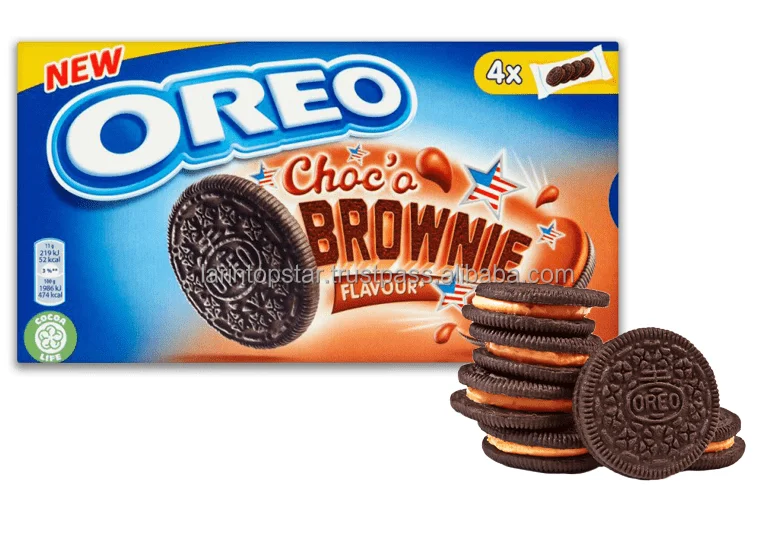 Oreo Brownie cream biscuit 176g (Oreo Biscuits in different sizes) Mondelez Oreo original