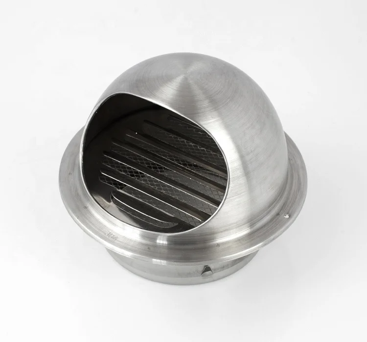Round ventilation external air louver