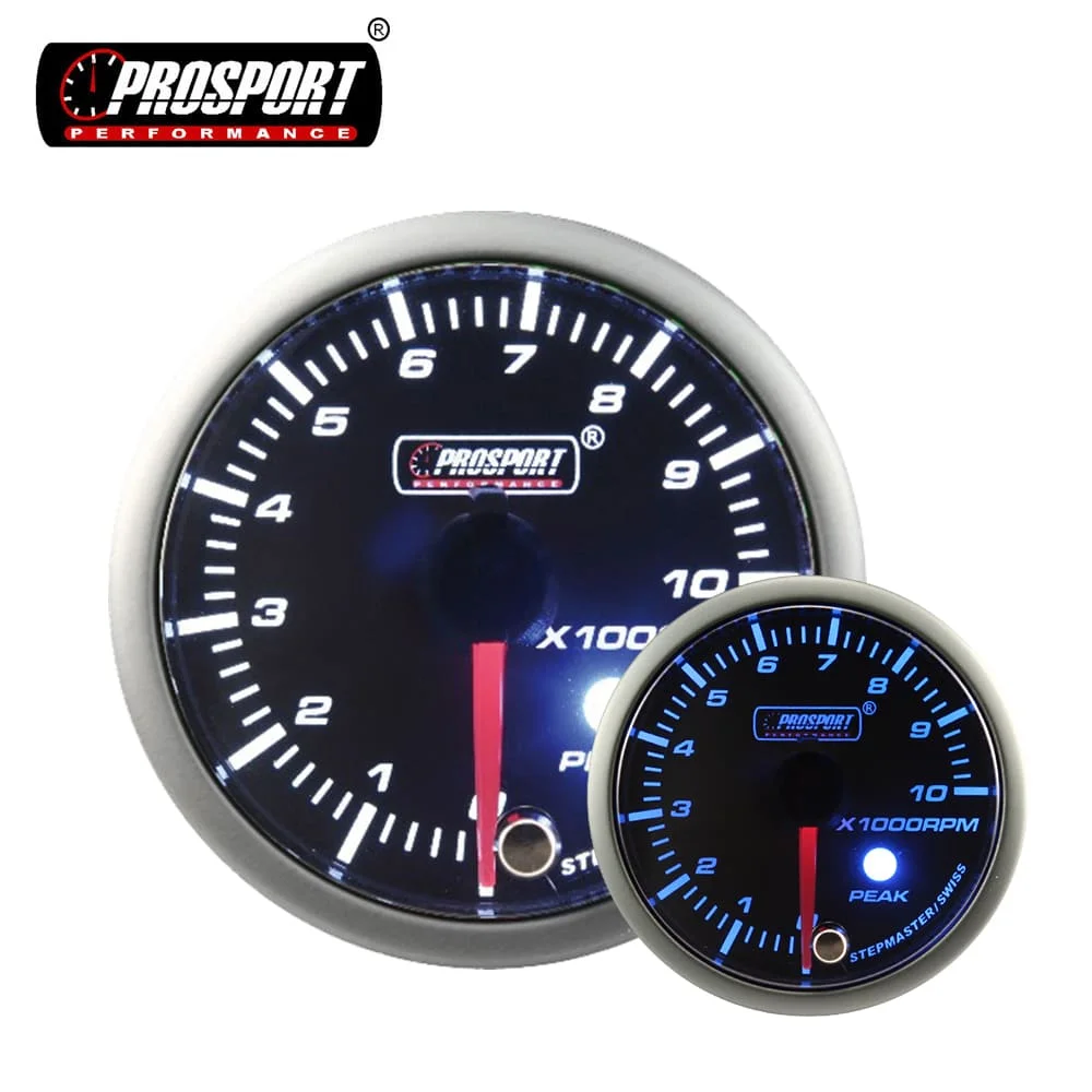 Двухцветный автомобильный такометр, 60 мм, аналоговый измеритель оборотов в минуту