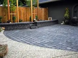 Vietnam Cheap Blue limestone, Tumbled Stone 15x15x2cm For Paving Garden, Floor Decorative Floor