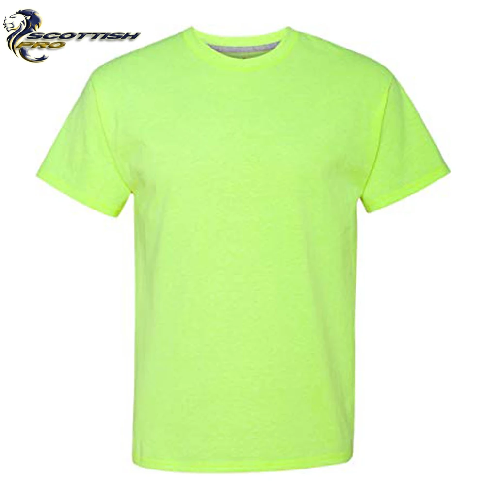 New Design Mesh Printed Safety High Visibility Safety Polo T Shirts Pantone Yellow Green Red Ordinary Fluorescent Orange Blue