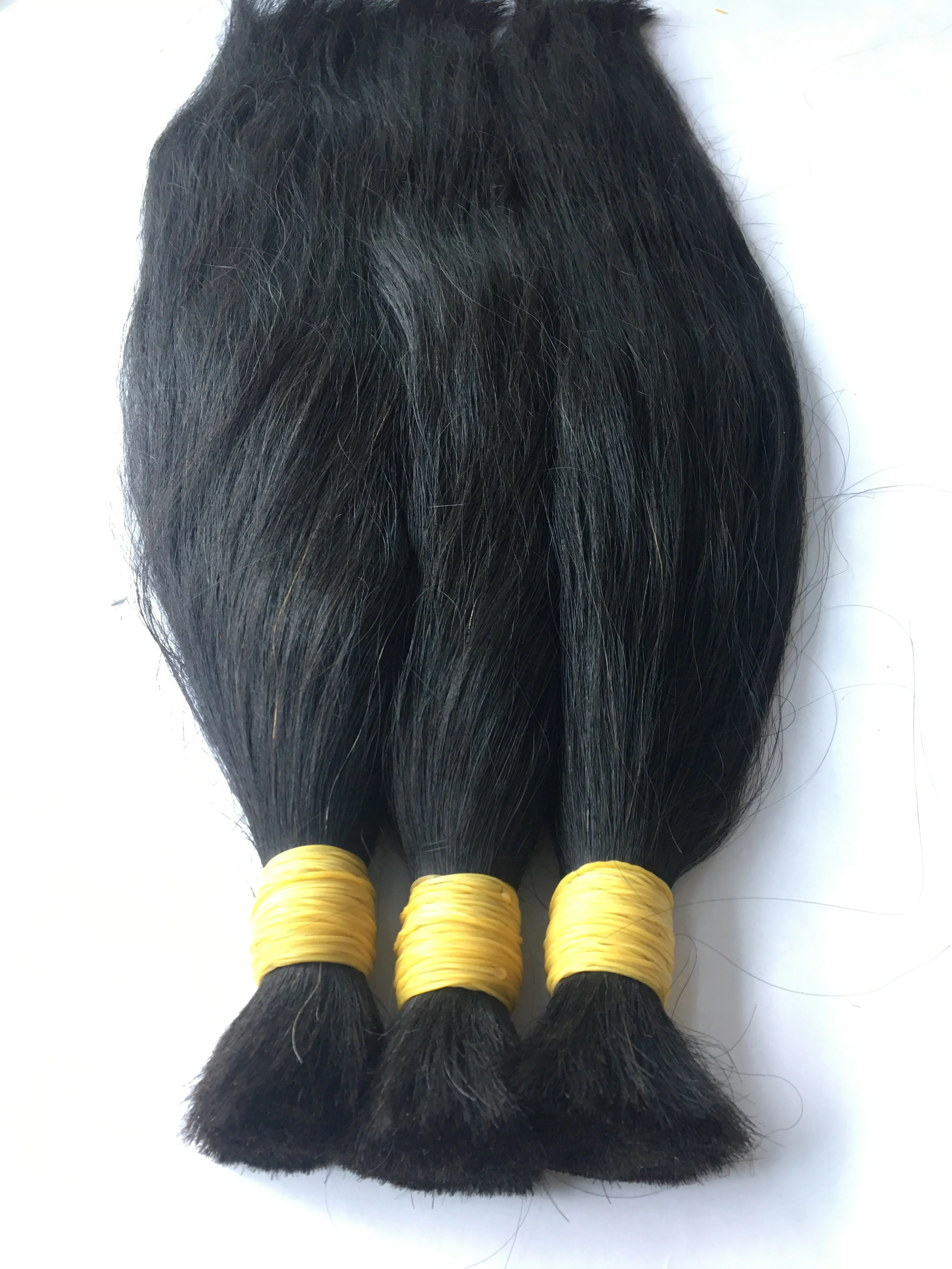 Wholesale Human Hair Bulk Cheap Price SIngle Drawn Double Drawn Braiding Hair