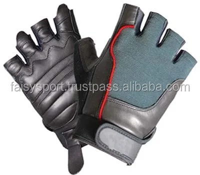 Перчатки мужские из ПУ кожи, черные для тяжелой атлетики, тренировок, запястья, фитнеса