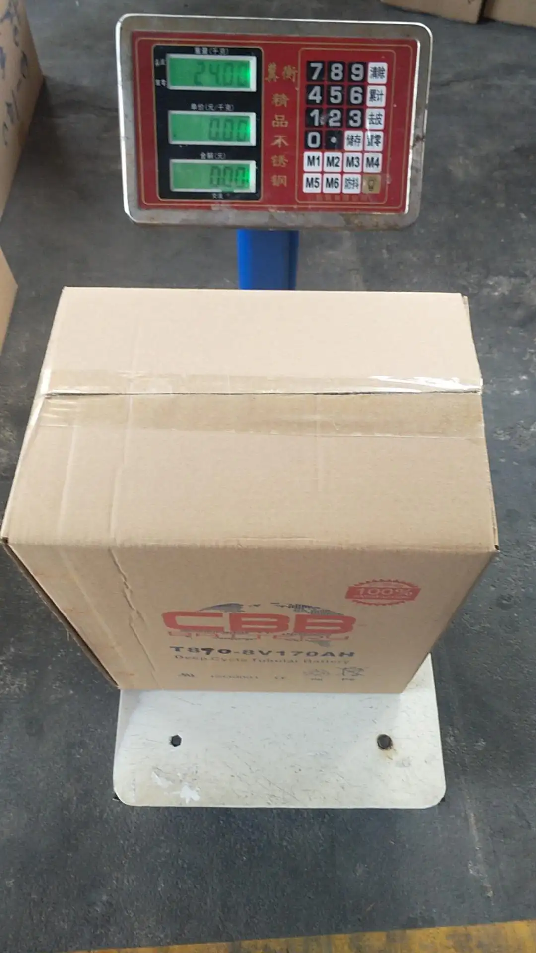 Deep Cycle Battery T105 6V208AH for golf cart