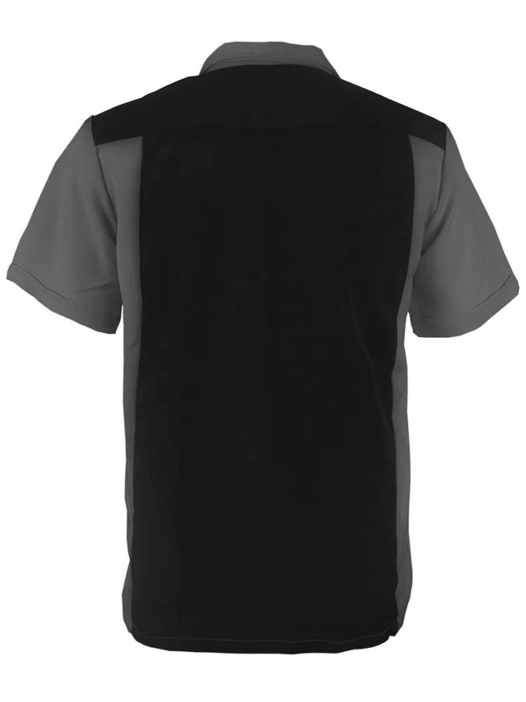 
custom two tone colorful retro sport bowling shirt for men 
