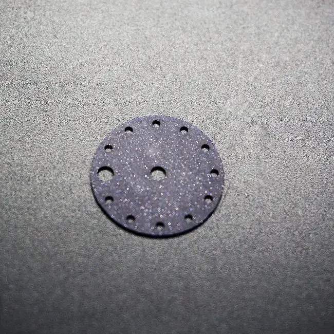 
Sapphire crystal watch dial with special finishing 