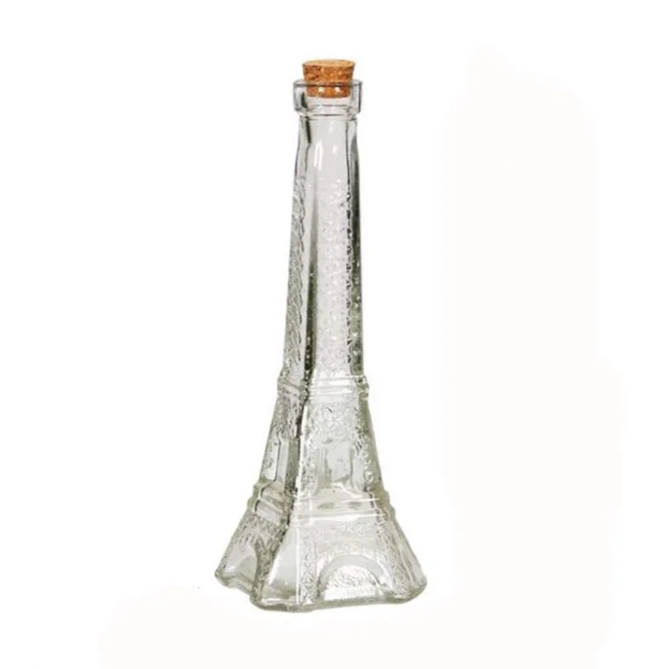 Nesee Eiffel Tower Copper Bottle Night Lamp Star Lantern Lights Flashing Fairy Lights for Home Decor Bulk sale