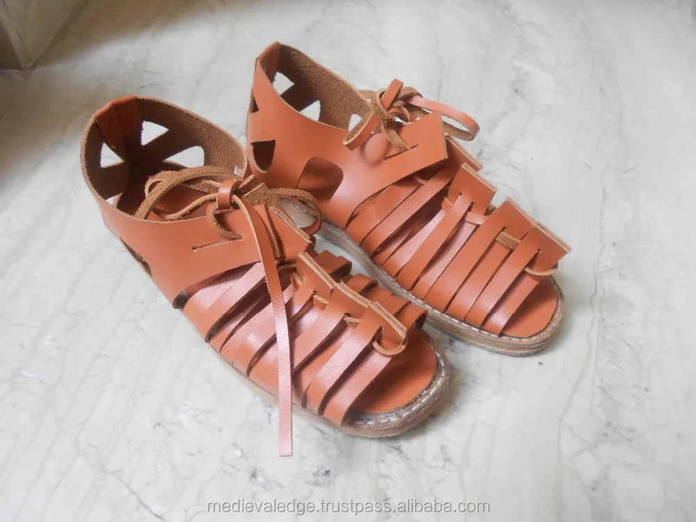 Римские кожаные сандалии, римские сандалии Caligae Tan