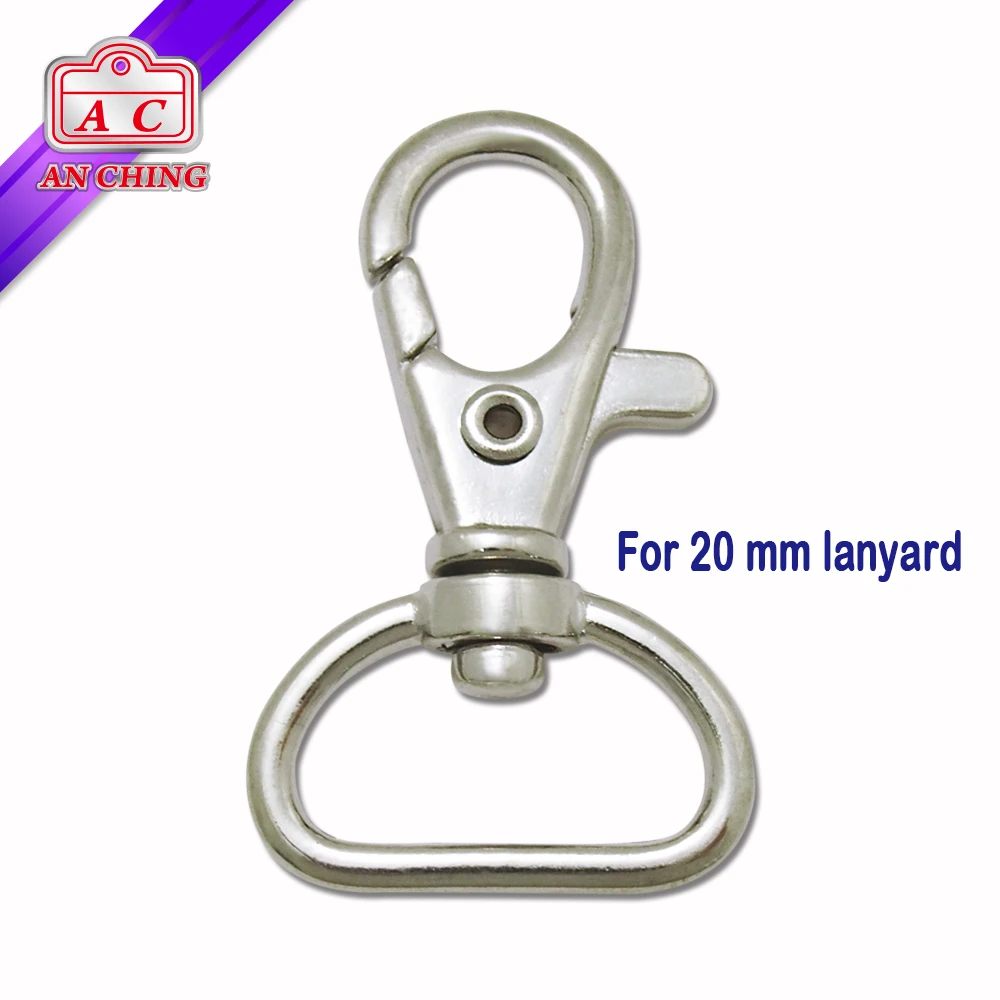 Metal Trigger Swivel Snap J Hook for Lanyard