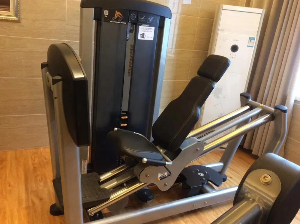 Huiti hack squat and leg press machine,  seated leg press machine, multifunction hammer strength bench press