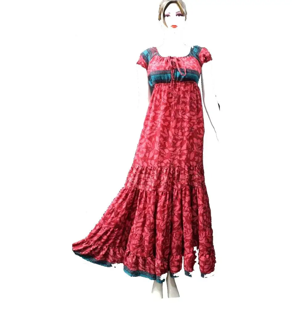 Buy Wholesale Lott Of Handmade Designer Ladies Wear Silk Maxi Dress