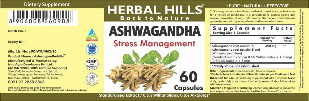 
Ashwagandha Capsules 