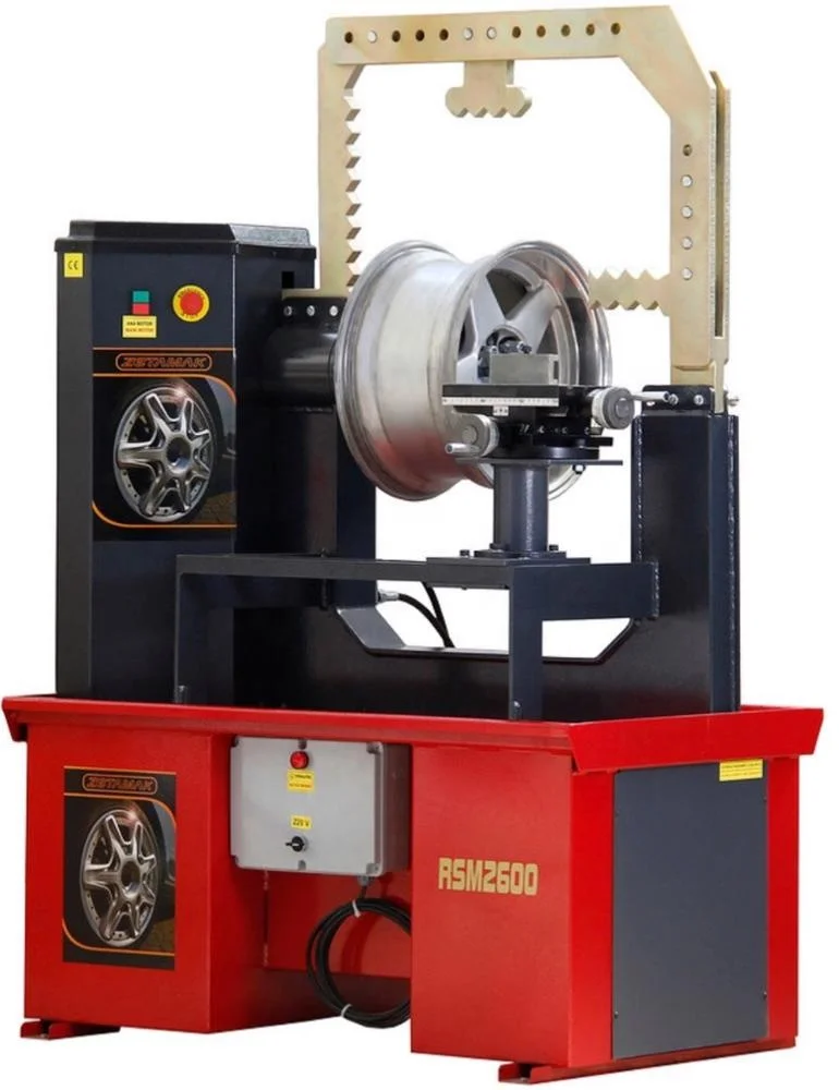 RIM STRAIGHTENING MACHINE SURROUNDING UPPER SUPPORT