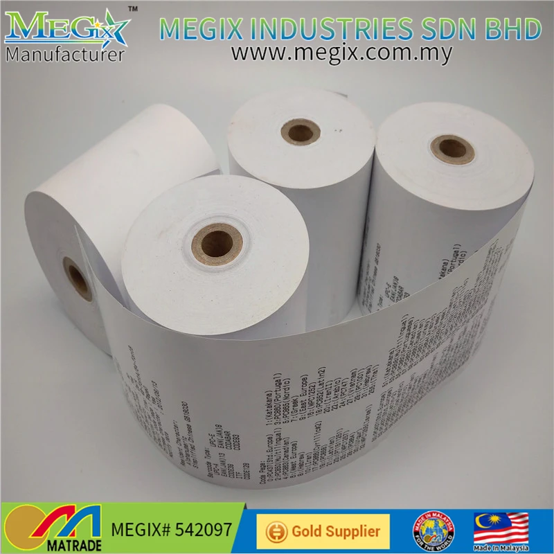 Wood Pulp thermal paper Pos ATM thermal Paper Roll 80mm