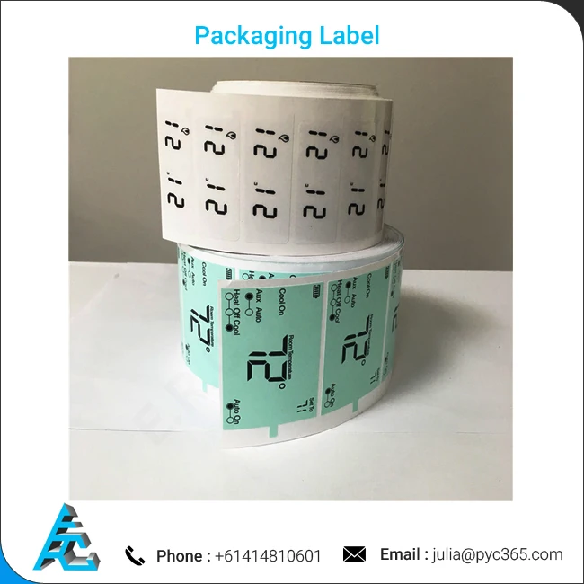 Factory Direct Self Adhesive Custom Mini Size Sticker and Print Numbering Label Roll stickers Label