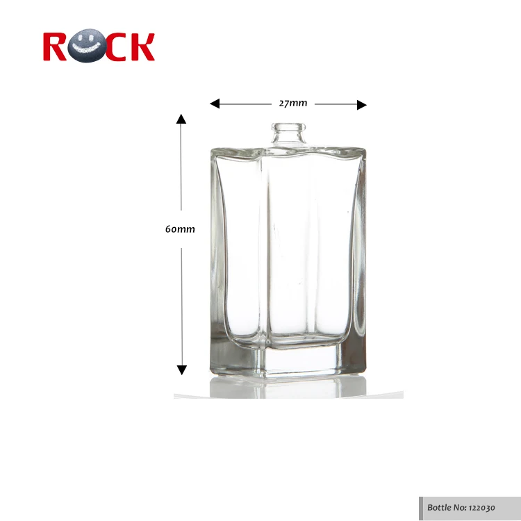 NEW Wholesale decorative perfume bottle square empty glass bottles